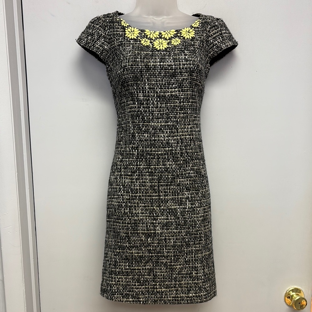 Rebecca Taylor Tweed Shift Dress Size 2
